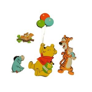 Vintage Winnie the Pooh wall art Eeyore‎ piglet Tigger Nursery